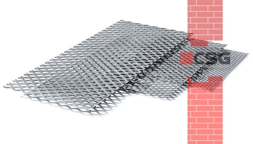 Просечно-вытяжной лист 608х1000х2000 ПВЛ-608, марка ПВЛ-608