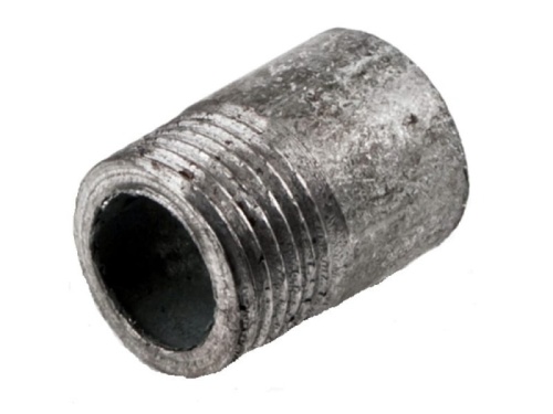 Резьба стальная удлиненная Ду50 L=100мм из труб по ГОСТ 3262-75 арт.1227897