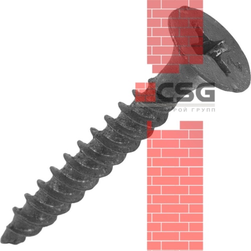 Саморез кровельный 4.8x35 RAL8017 по дереву (3 000шт) арт.1186009 