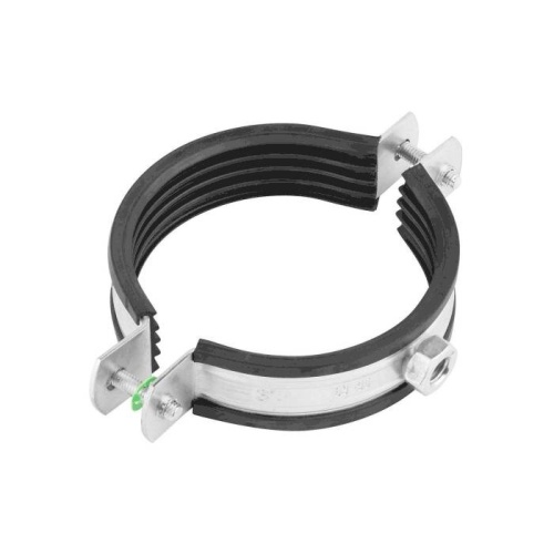 Хомут трубный сталь оц с резин прокладк 2 1/2" (Дн 74-80) ±2мм М10 б/к BILTI арт.1219620