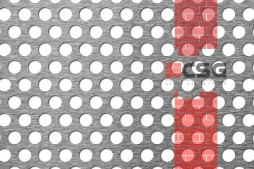 Лист перфорированный 3х1000х2000, марка 08пс,  Rv 10-15