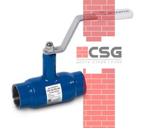 Кран шаровый стальной Ду50 РУ40 муфтовый  Temper 28020050, DN 50